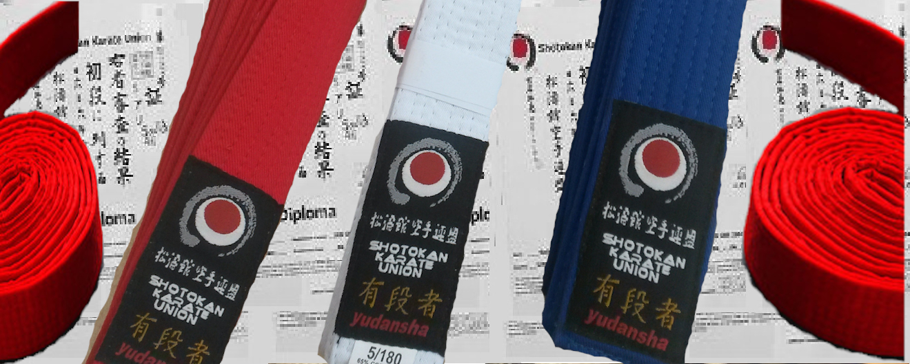 SKU KYU GRADE RATIFICATION FEE Shotokan Karate Union 松涛館 空手連盟